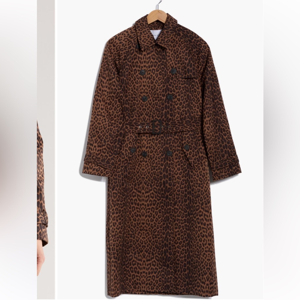 Rebecca Minkoff Leopard Trench Coat